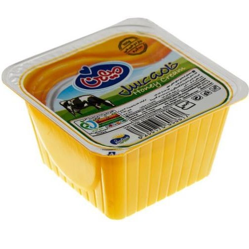 میهن خامه عسلی لیوانی 100 گرم