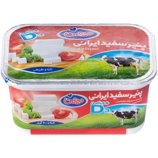 میهن پنیر سفید ایرانی نسبتا چرب 400 گرمی