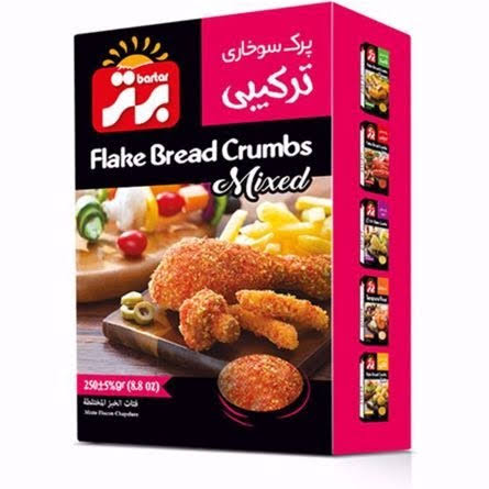 برتر پودر سوخاری پولکی دانه درشت ترکیبی 250 گرمی