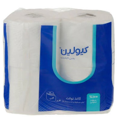 کیولین کاغذ توالت چهار لایه 4 رول
