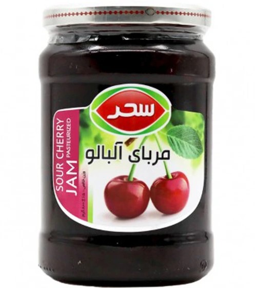 سحر مربای آلبالو شیشه  800گرم