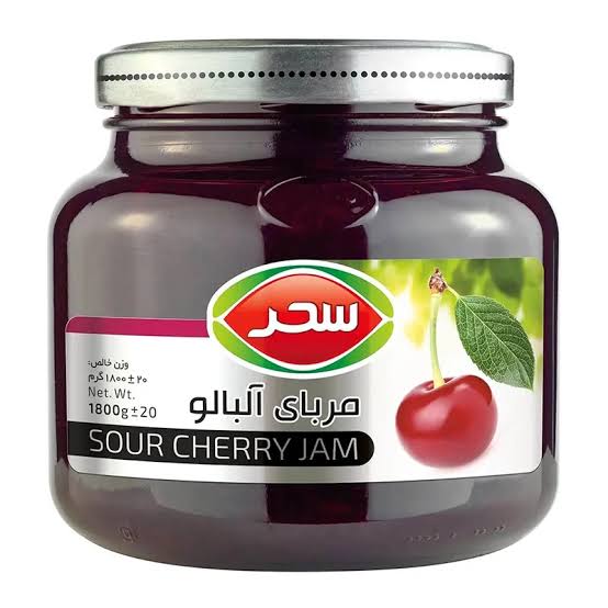سحر مربا آلبالو شیشه 1800 گرم