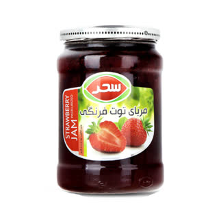 سحر مربا توت فرنگی 800 گرمی شیشه ای