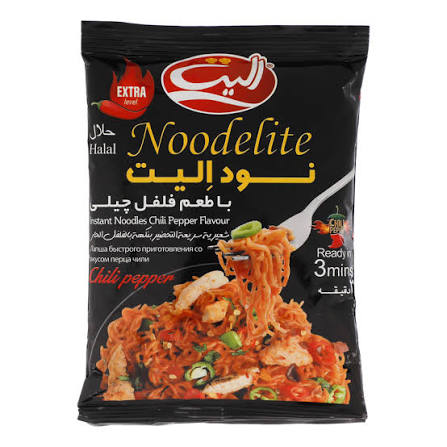 نودلیت با طعم فلفل چیلی 75 گرمی