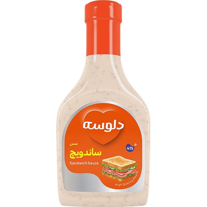 دلوسه سس ساندویچ 415 گرمی