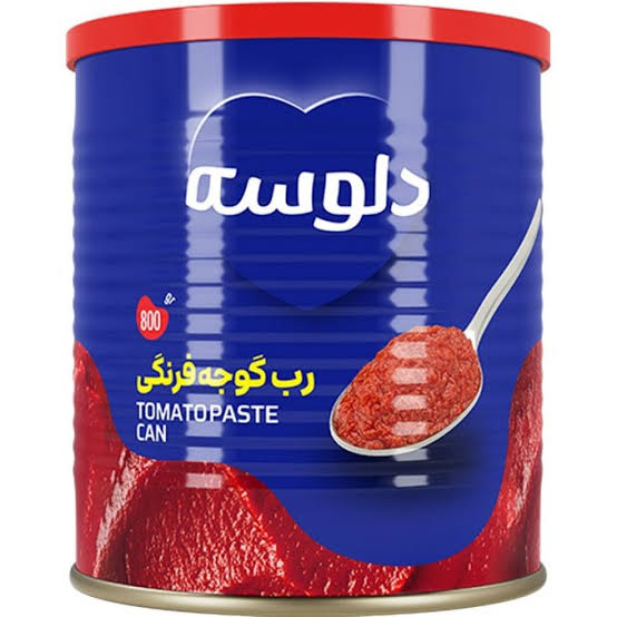 دلوسه کنسرو رب گوجه فرنگی 800 گرمی