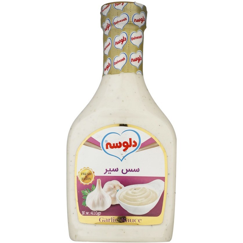 دلوسه سس سیر پت 410گرمی