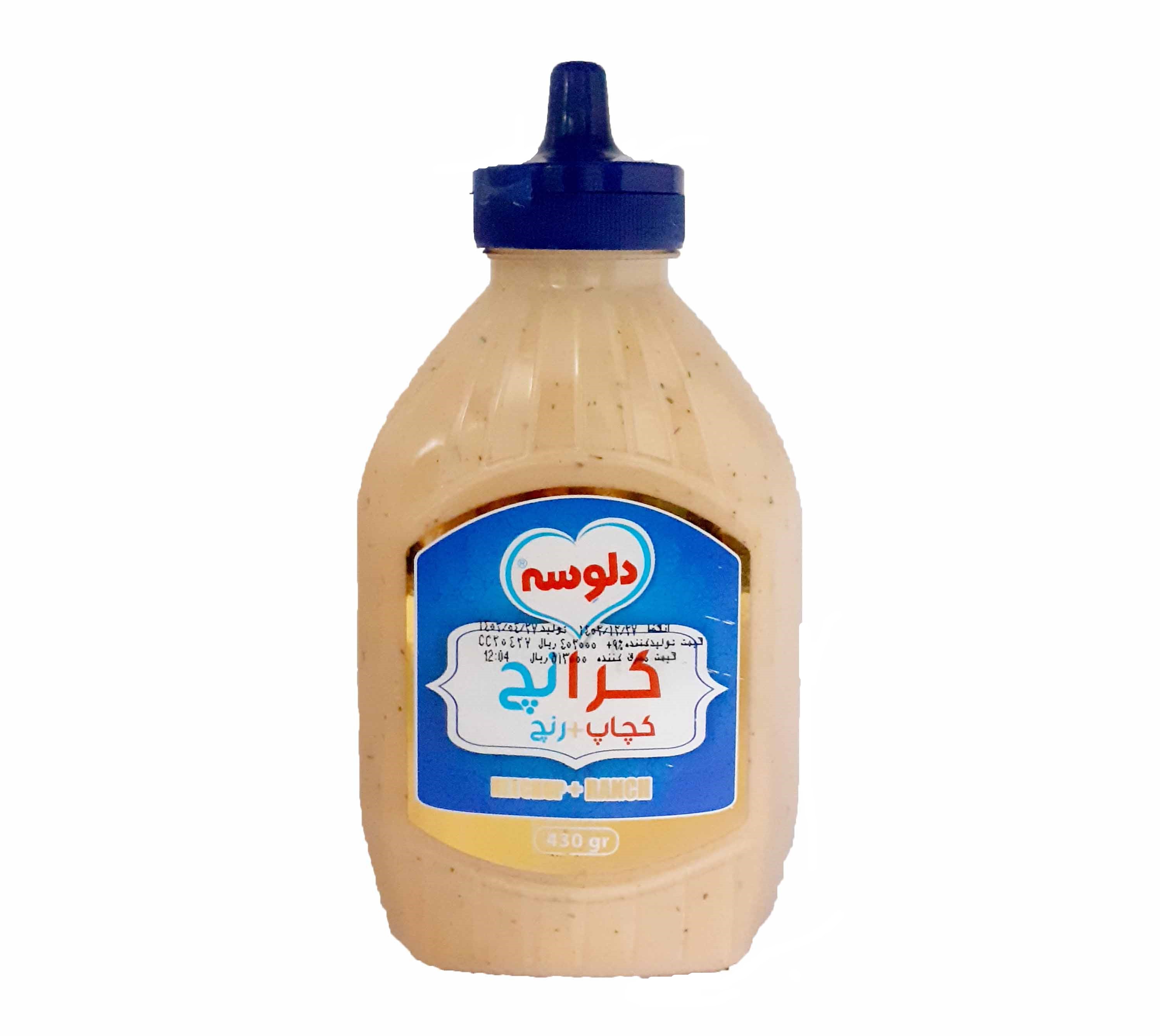 دلوسه سس کرانچ پت 430گرم