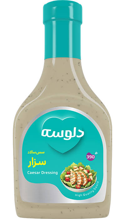 دلوسه سس سالاد سزار 390 گرمی