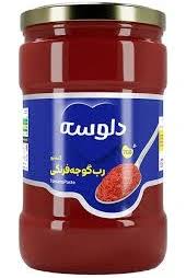 دلوسه رب گوجه شیشه 700گرمی