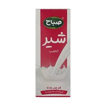 صباح شیر پاکتی کم چرب 200 میلی