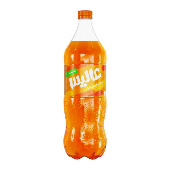 عالیس نوشابه گازدار پرتقالی 1.5 لیتری