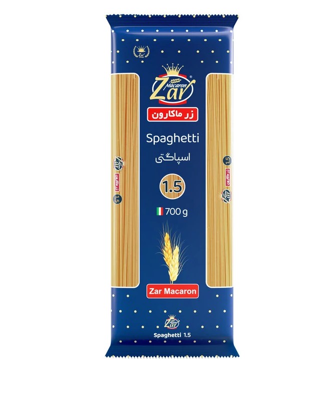 زرماکارون رشته 700گرم  1.5