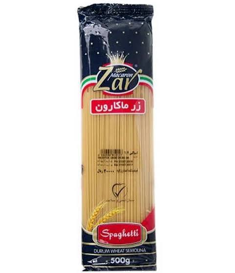 زرماکارون اسپاگتی 1.7 رشته ای 500گ