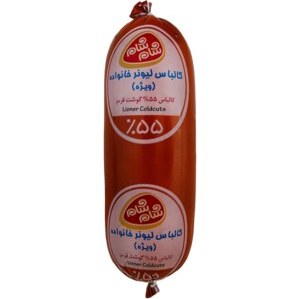 شام شام کالباس لیونر 55 درصد 500 گرمی