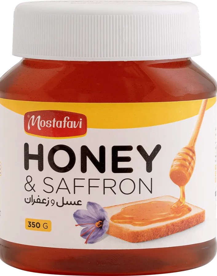 مصطفوی عسل و زعفران 350 گرمی