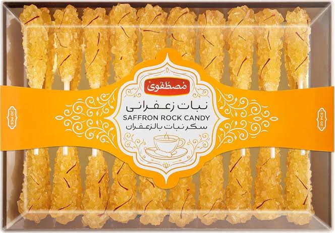 مصطفوی نبات زعفرانی 20 عددی