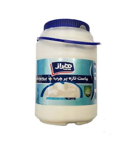 هراز ماست پروبیوتیک پرچرب 1800گرم
