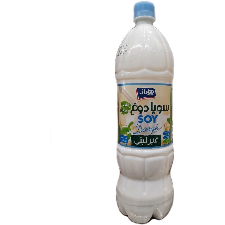 هراز سویا دوغ غیر لبنی با طعم نعنا 1500 سی سی
