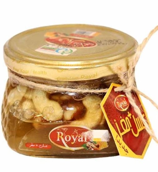 رویال عسل مغز دار 280 گرمی