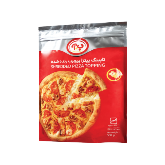ب آ تاپیینگ پیتزا پرچرب رنده شده500 گرمی