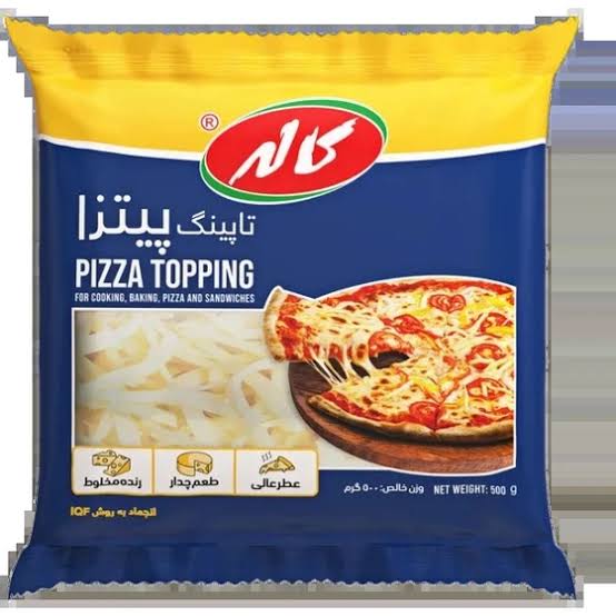 ب آ تاپیینگ پیتزا پرچرب رنده شده500 گرمی
