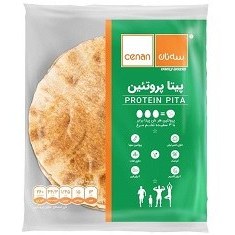 سه نان نان پیتا پروتئین 370 گرمی