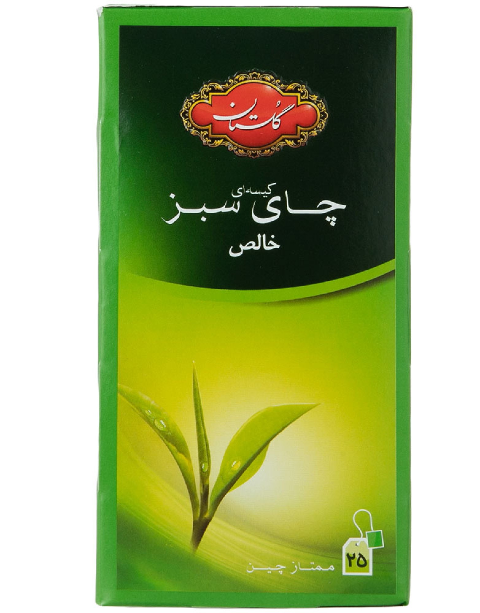 گلستان چای سبز کیسه ای 25 عددی