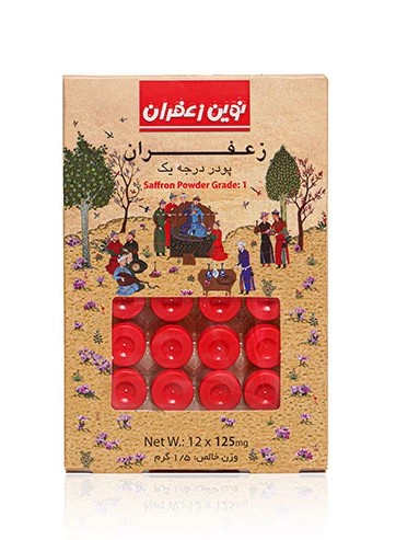 شاهانه نوین زعفران کپسولی 12*125 میلی