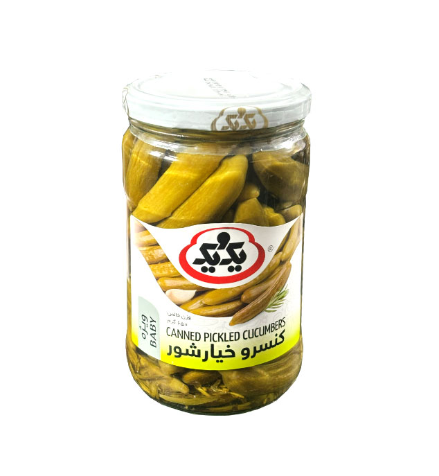یک و یک کنسرو خیارشور سوپر ویژه 650 گرم