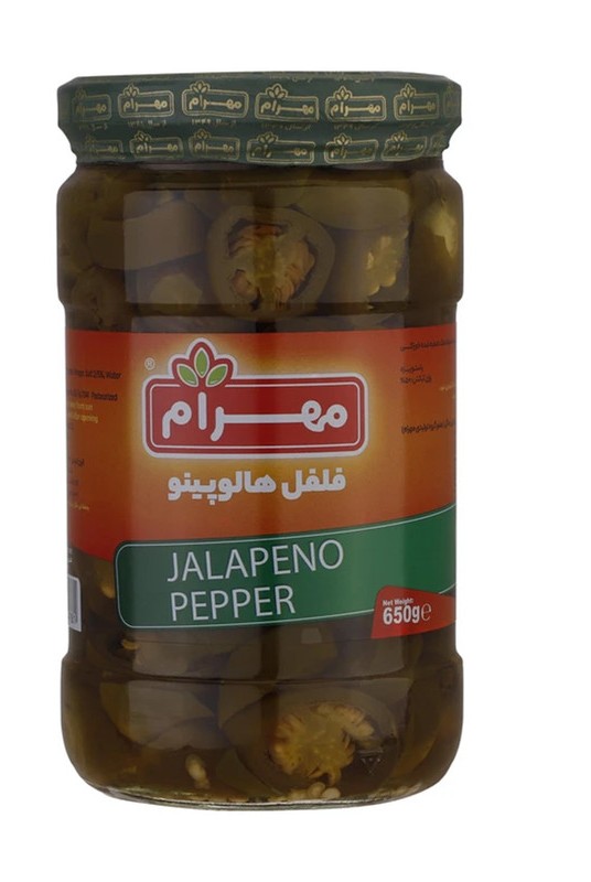 مهرام ترشی  فلفل هالوپینو 650 گرم