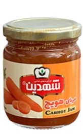 شهدین مربای هویج شیشه ای 200 گرمی