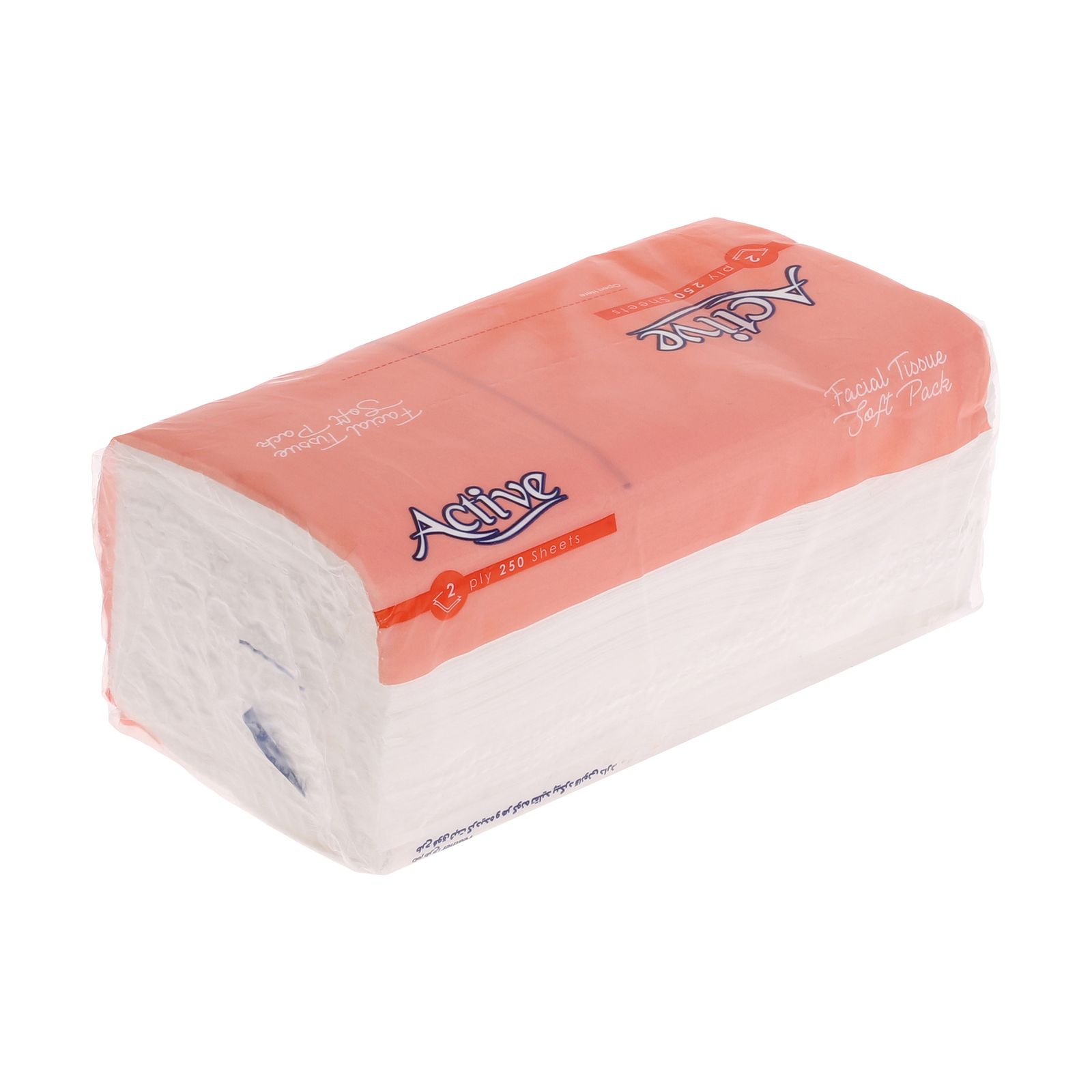 اکتیو دستمال کاغذی دو لایه 250 برگ