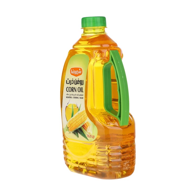 شیررضا روغن ذرت 1620گرمی