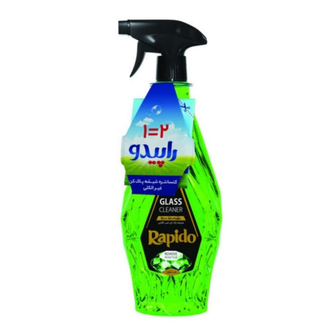 راپیدو شیشه پاک کن غیر الکی 500 گرمی سبز