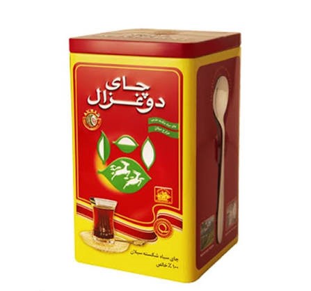دوغزال چای عطری قوطی 400 گرمی