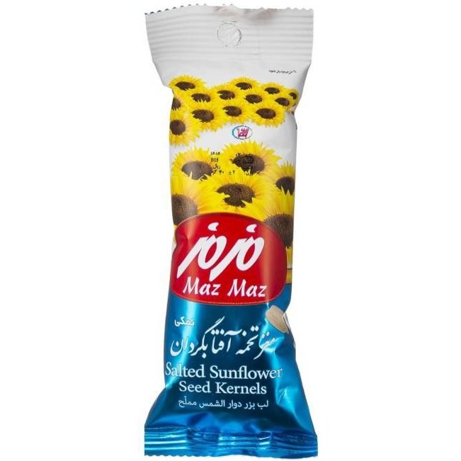 مزمزمغز تخمه آفتابگردان نمکی 35گرمی