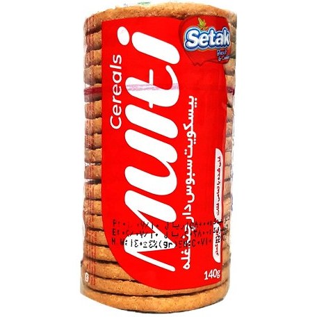 ستاک بیسکویت سبوس دار چند غله 160 گرم