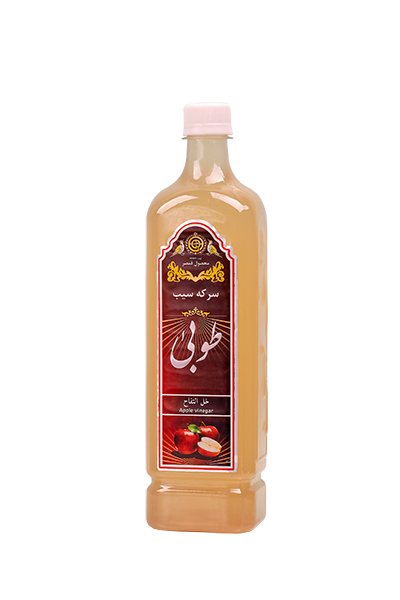 طوبی سرکه سیب 1 لیتری