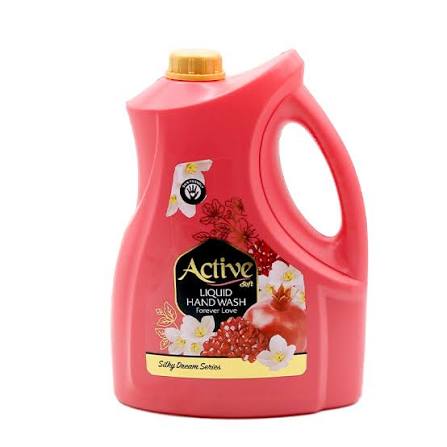 ** اکتیو مایع دستشویی صدفی سری رویای ابریشم صورتی  3750 گرم