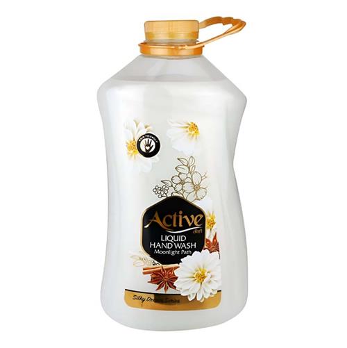** اکتیو مایع دستشویی صدفی سری رویای ابریشم سبز 3750گرم