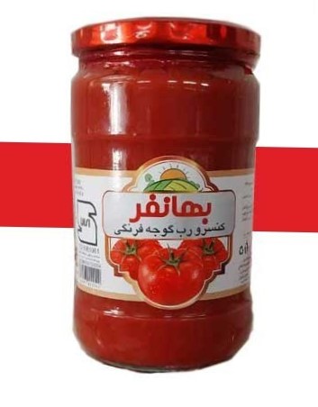 بهانفر  کنسرو رب گوجه شیشه 1500گرم