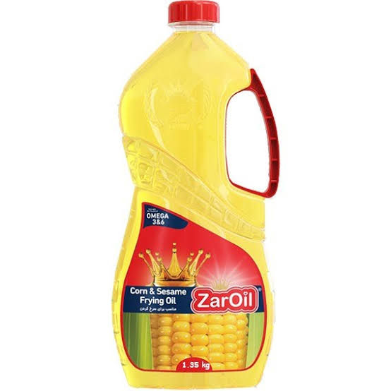 زراویل روغن سرخ کردنی 1350 گرمی حاوی ذرت کنجد کانولا