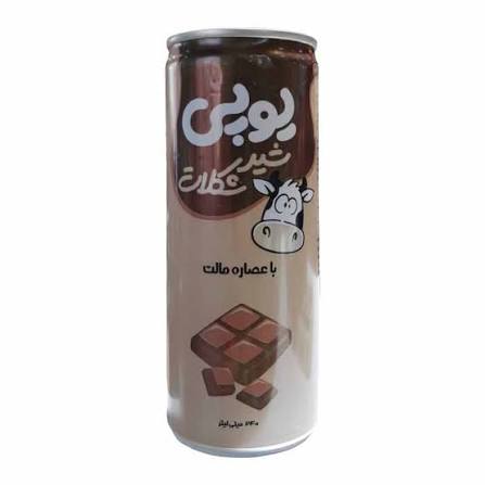 نوشیدنی شیر شکلات با عصاره مالت پوپی