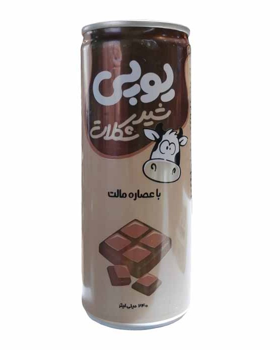نوشیدنی شیر شکلات با عصاره مالت پوپی
