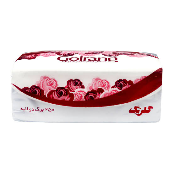 گلرنگ دستمال اقتصادی 250 برگ
