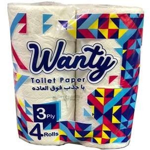 ونتی دستمال توالت 4قلو