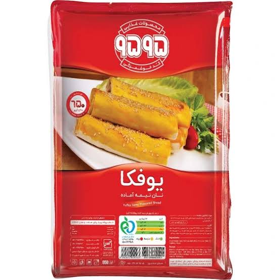 9595 نان یوفکا نیمه آماده نازک 350 گرمی