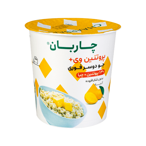 چاربان جو دو سر فوری 55 گرمی طعم انبه