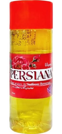 پرسیانا نوشیدنی گلاب بدون گاز 300 میلی